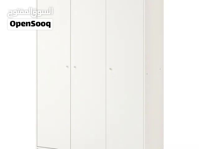 خزانة ايكيا 3 أبواب بحالة ممتازة للبيع/ IKEA KLEPPSTAD 3-Door Wardrobe (White) - Excellent Condition
