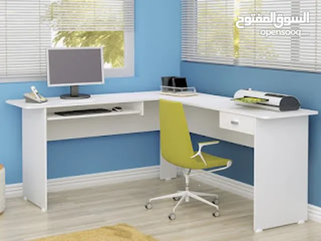 مكتب زاوية مع مكتبة بأقل الأسعار من مصنعنا مباشرة توصيل وتركيب مجاني