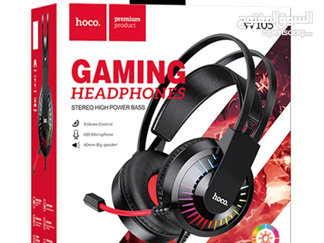 سماع جيمنج هوكو خفيفة الوزن مبكر صوت كبير 40مم سلسلة سماعات رأس ألعاب ستيريو للأجهزة المحمولة بمقبس