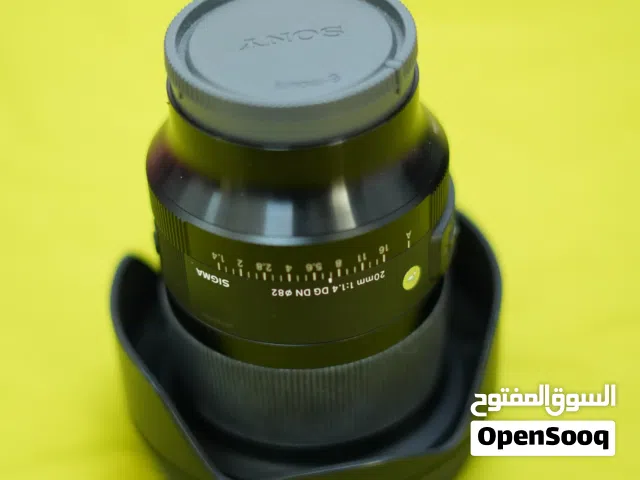 sigam Sony art lenec 20 mm lenec with bill art lenec
