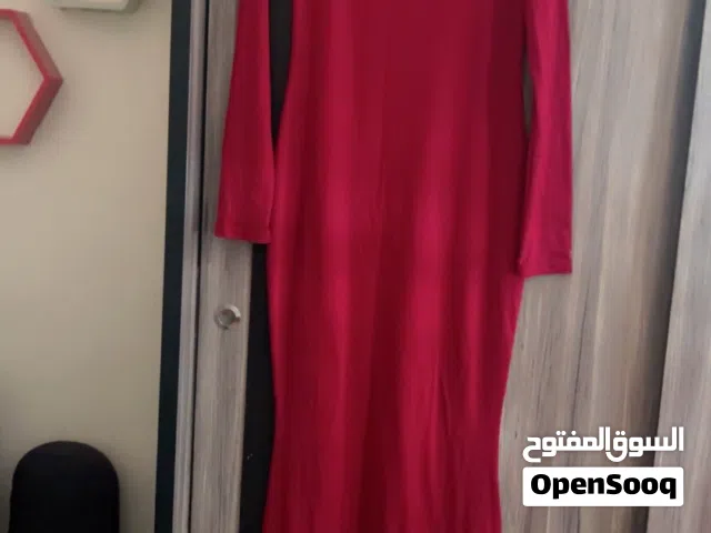 فستان طويل قطن جديد