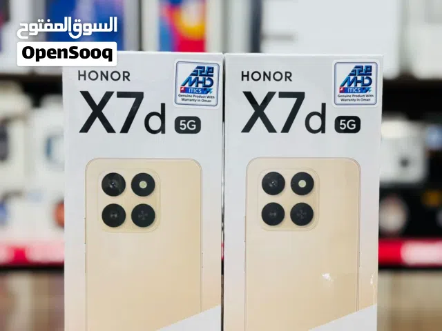 HONOR X7d 5G. 8/256GB  هونر اكس 7 بي 5 جي 8 رام 256 جيجا