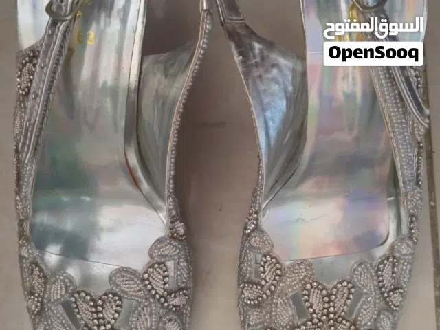 Women's Heels - 2 Fancy Sandals & 1 Block Heel Size 37, 1 Stiletto Heel Size 38 - Good Condition