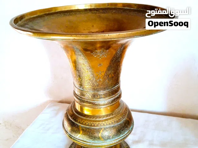 فاز اندونيسية  أنتيك من البرونز الحر يعود تاريخها الى أواخر القرن 19 من الفن الآسيوي القديم