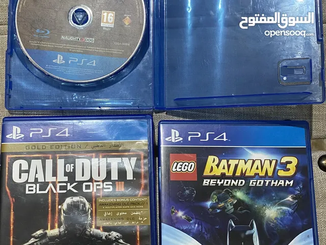 Uncharted four, call of duty black ops three and Lego Batman beyond