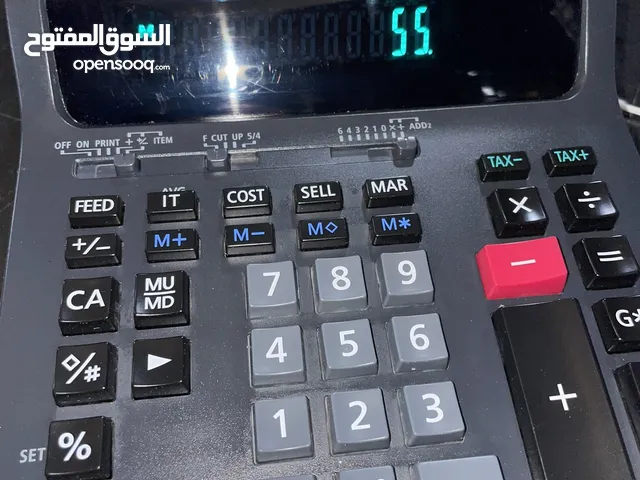 آلة حاسبة طابعة Casio..................
