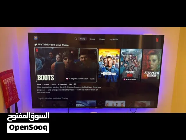 Smart Tv 55 inch as new and home appliances