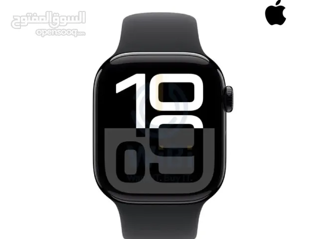 للبيع ساعة ابل 10 اللون اسود قياس 46 GPS