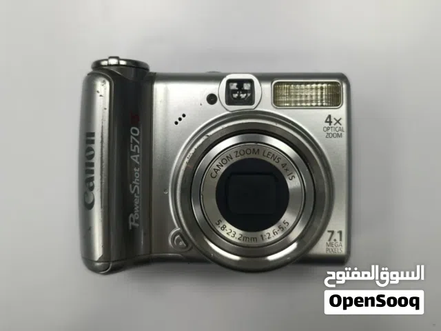 Canon PowerShot A570 IS Digital Camera — 7.1MP 4x Optical Zoom — Tested Working