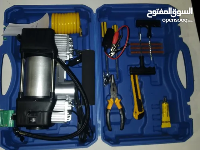 منفاخ سيارة اثنين سليندر مع شنتة جديد