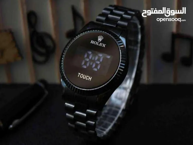 ساعات رجالي مقدمه من سركة رولكس العالميه بحله جديده
