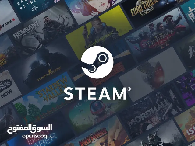 كروت ستيم متوفر اي ريجن بافضل الاسعار ومتوفر حسابات اي لعبة تبيها