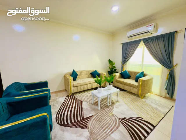 G2- شقة غرفتين وصالة المويهات 3 فرش جديد لايجار الشهري شاملة الفواتير قريب مخرج الشارقة دبي