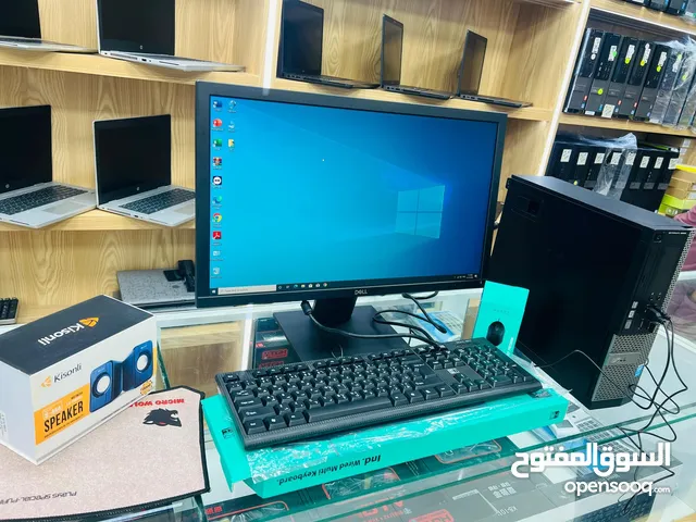 Lenovo full computer set 6 gb ram 256ssd core i5 windows 10 with full set of monitor cpu and otherss