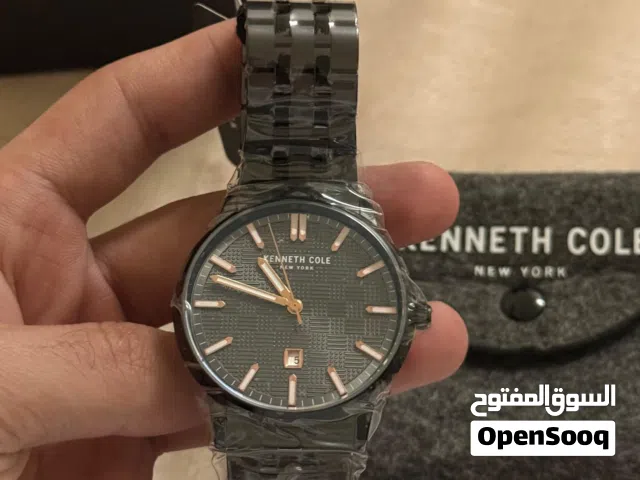 ساعة جديدة من Kennth cole _ اساور حديد خفيف