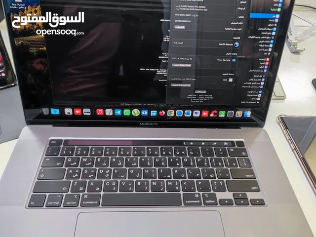 MacBock pro 16 insh 2019 Core I9