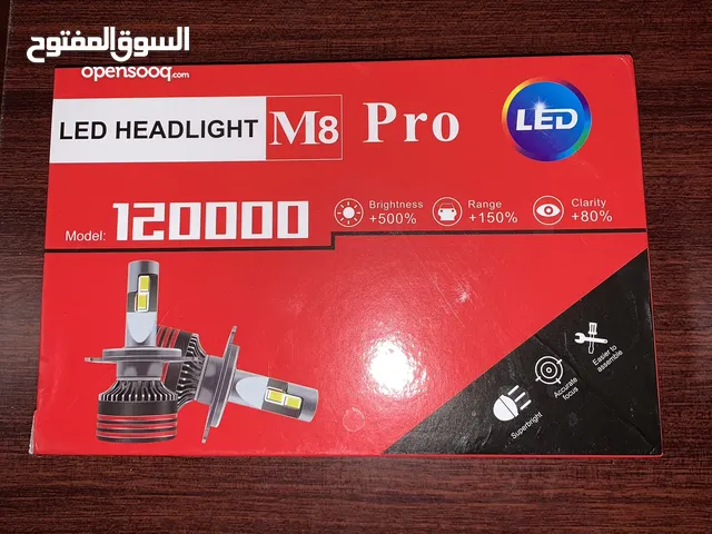 ليتات low beam M8 Pro 120W لون ابيض
