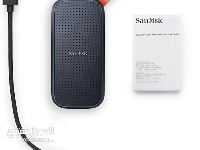 SanDisk 1TB Portable SSD - Up to 550MB/s, USB-C, USB 3.2 Gen 2 - SDSSDE30-1T00-G25