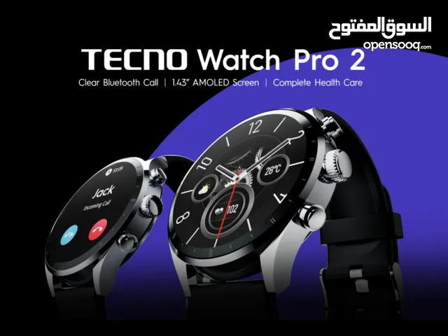 Tecno watch Pro 2 ساعة ذكية تكنو  2024 احدث اصدار من شركة تكنو