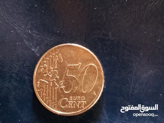 عملة معدنية قديمة المانية 2002خمسين سنت يورو