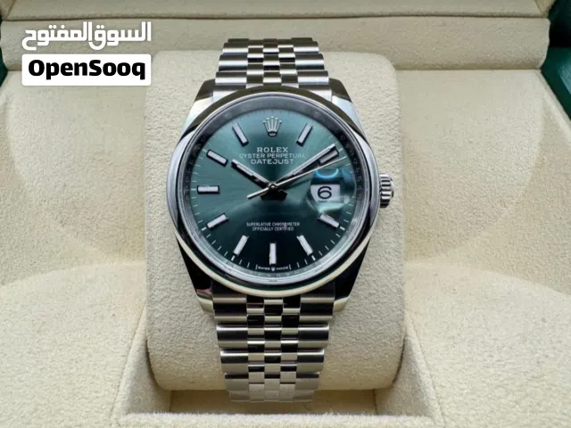Rolex datejust 2025 green dial