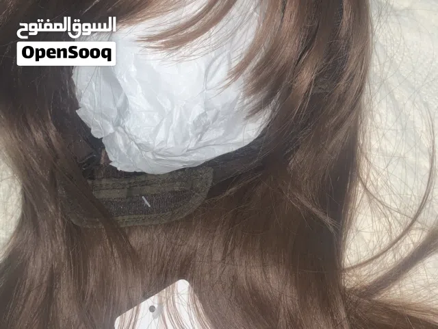 باروكة شعر اصطناعية لون بندقي شوكلت