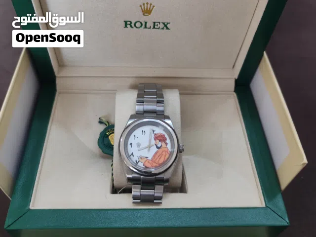 ساعة رولكس اوتماتيك  هايت كولتي جديده  بجميع مرفقاتها وساعة دومينو  اصلية استعمال بسيط جدا