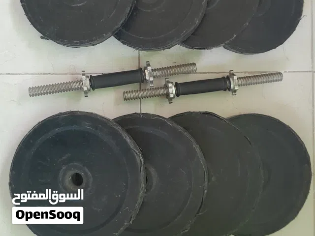 وزنات 50 كغم + بار عدد 2 طول 40سم