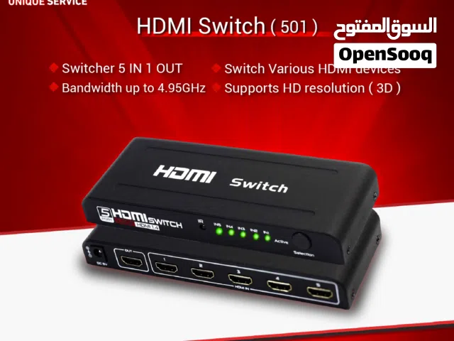 موزع لشاشات عرض متعددة HDMI Splitter 1 IN 3 OUT 4P 4K UHD