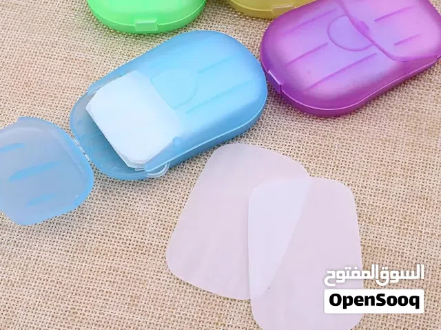 صابون ورقي محمول للجيب – نظافة فورية في أي مكان (علبة صغيرة للسفر) 4 حبات