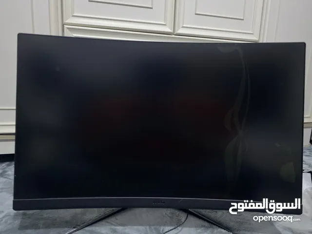 شاشة قيمنق msi curved منقورة للبيع رابش