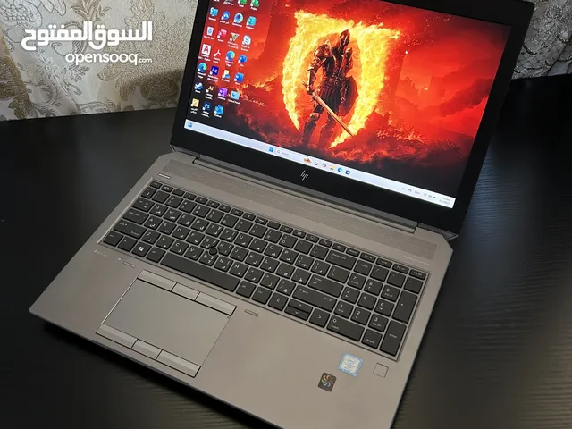 لابتوب الملوك HP ZBook 15 G6 شاشة بدقة فور كي و كارت Quadro T1000 رام 16 / 512 SSD