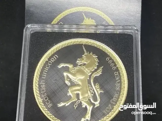 عملة فضه وزن 1 أونصة silver 1oz 9999