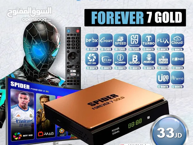 SPIDER FOREVER 7 GOLD سبايدر فورايفر 7 جولد 5g الجديد فقط