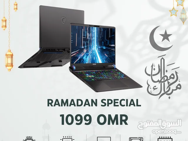 MSI Vector 16 HX A141VIG, Core i9-14900HX, 32GB DDR5 RAM, 1TB M.2, RTX 4090 16GB, 16" QHD, 1099 OMR!