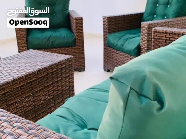 متوفر فرش اطقم راتان و فرش مراجيح ثلاثية