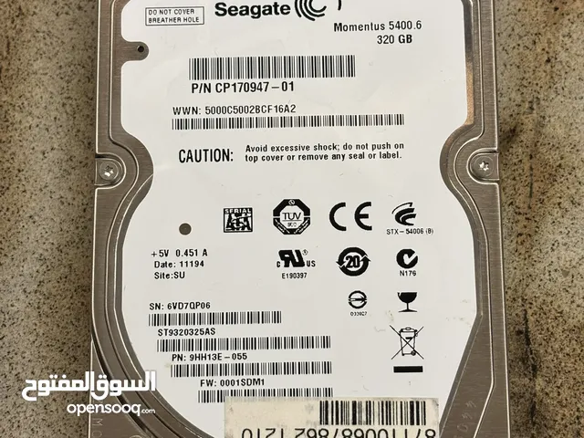Seagate Momentus 5400.6 320GB Hard Drive