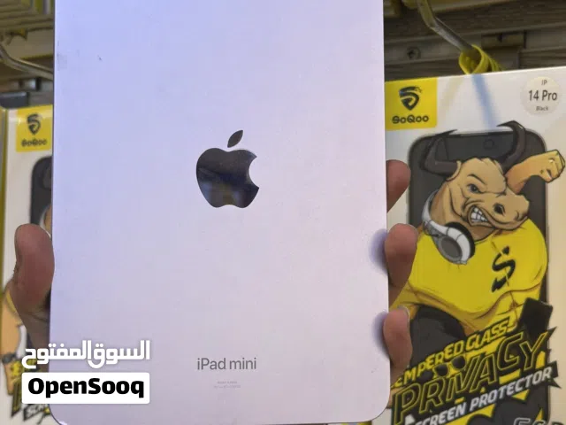 iPad mini 7 128GB Cycle : 7 Battery 100% جهاز وكالة مع الكرتونه كفالة شغالة