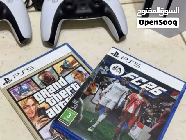 للبيع جهاز بلايستيشن 5 نسخة السليم شرق اوسط الجهاز شبه الجديد ونظيف جداً