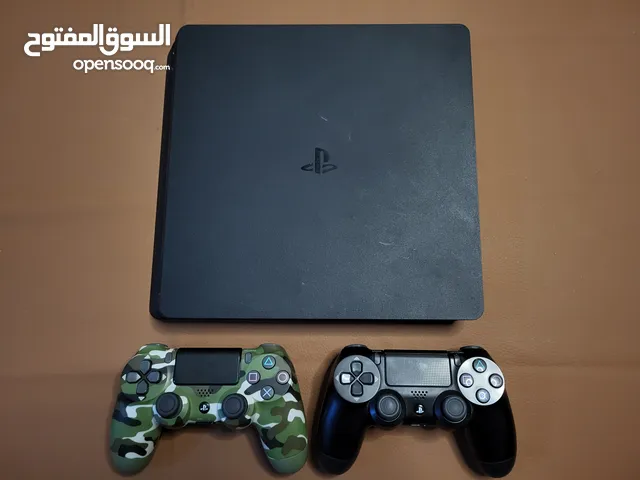 PS4 Slim 500GB V 9.00 بلايستيشن 4 سلم اصدار 9.00 مهكر بالفلاشة هارد 500 جيجا يكفي 15 الى 18 لعبة