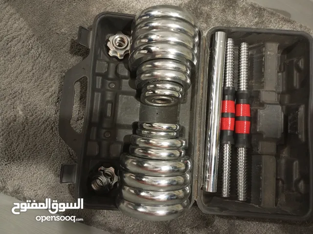 دامبلز 30kg شنتة كاملة