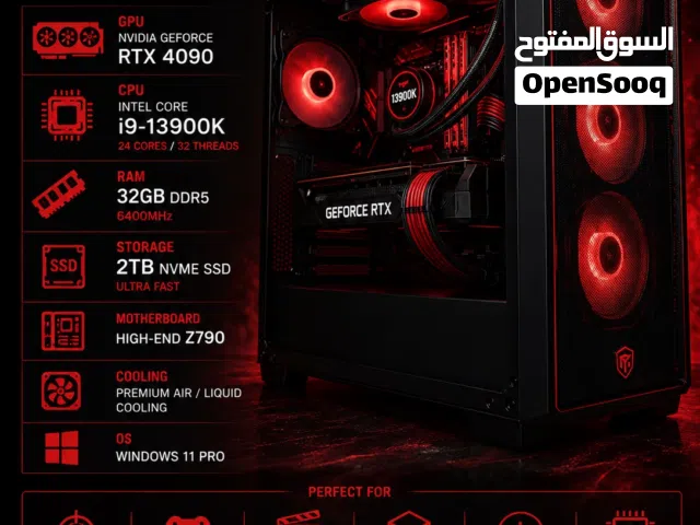 High end 4090 Gaming PC – RTX 4090 i9 13GEN 2TB SSD