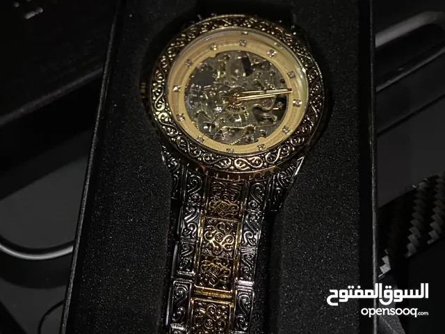 ساعة رجالية جديدة زمبركية