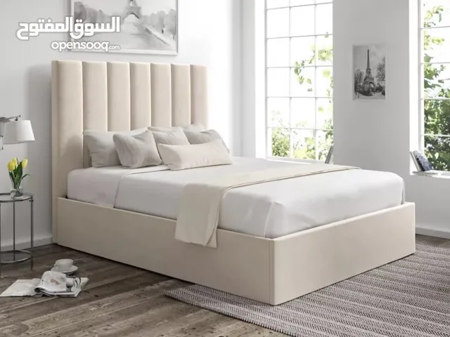 Selling king size family bed with mattress top pillow available