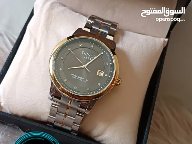 ساعة تيسوت توماتك الله يبارك وزن ومنظر جميل متوفره في متجر مالك للساعات والنظارات