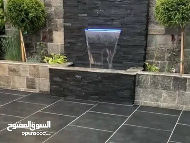 بناء شلالات هندسيه للحدائق والشاليهات