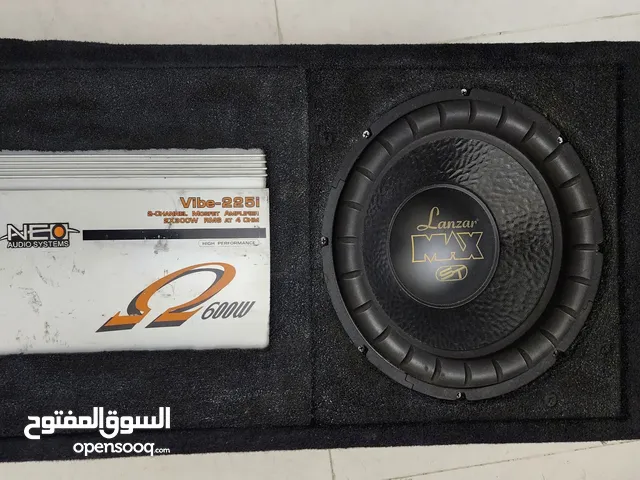 Lanzar max subwoofer and vibe-225i amplifier