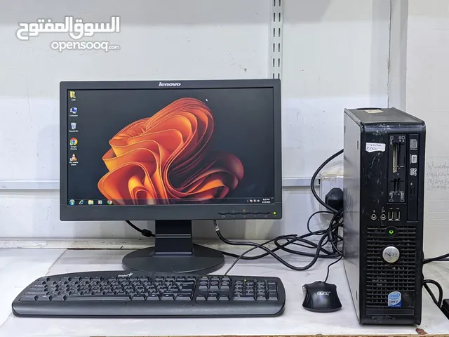 Dell Core 2 Duo Computer Set 4GB Ram 500GB HDD 19" HD Monitor Good Best Working