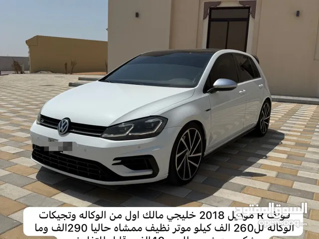للبيع قولف 2018 خليجي مالك اول من الوكاله تجيكات الوكاله لغايه 260 الف والممشى الحالي 290