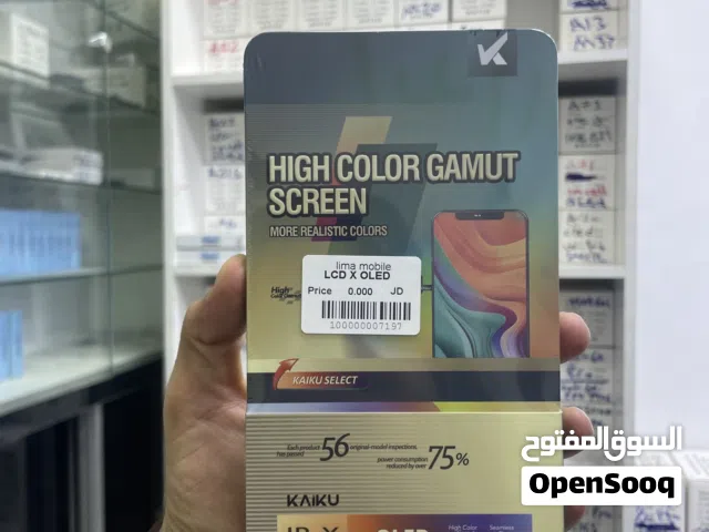 شاشة ايفون X بتقنية الoled المطابقة للمواصفات الاصلية باللون و التتش Screen For iPhone X Oled master